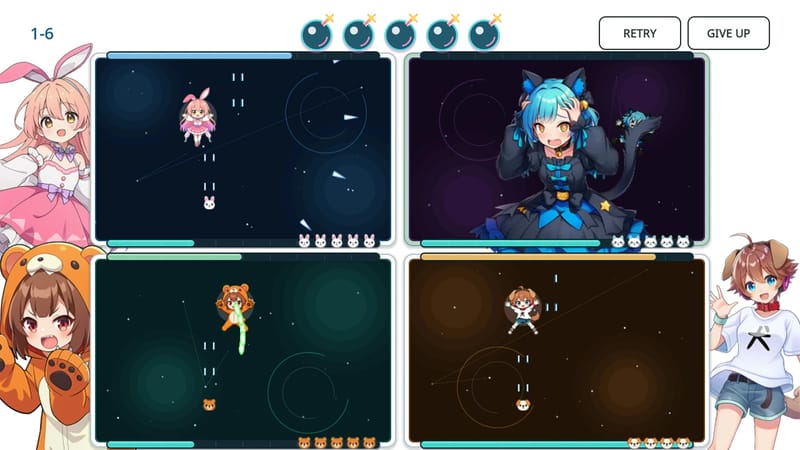 4 SCREENS, 1 SHOT