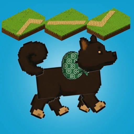 犬のおかげさま -一筆書きタイルソートパズルゲーム-